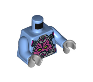 LEGO Mittelblau The Kraang (Exo-Suit Körper) Torso (973 / 76382)