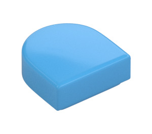 LEGO Medium Blue Tile 1 x 1 Half Oval (24246 / 35399)