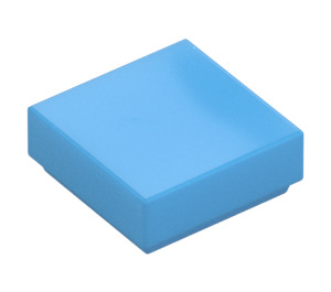 LEGO Mittelblau Fliese 1 x 1 mit Nut (3070 / 30039)