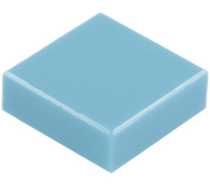 LEGO Medium blauw Tegel 1 x 1 met groef (3070 / 30039)