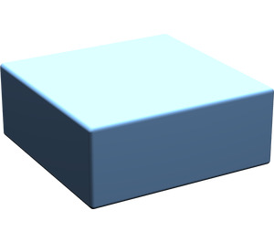 LEGO Medium Blue Tile 1 x 1 without Groove
