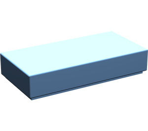LEGO Medium Blue Tile 1 x 2 (undetermined type - to be deleted)
