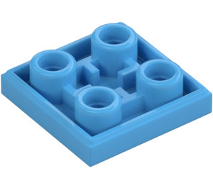 LEGO Medium Blue Tile 2 x 2 Inverted (11203)