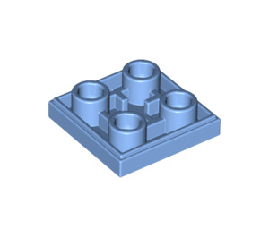 LEGO Bleu moyen Tuile 2 x 2 Inversé (11203)