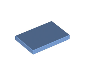 LEGO Medium Blue Tile 2 x 3 (26603)
