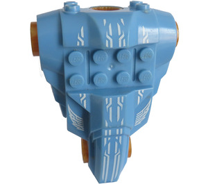 LEGO Mittelblau Torso für Groß articulated Figur mit Jayko Muster (47477)