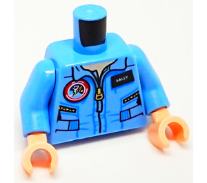 LEGO Medium Blue Torso Medium Blue NASA Jacket (973 / 76382)