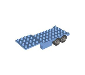 LEGO Medium Blue Trailer with Hinge 4 x 13 (89861)