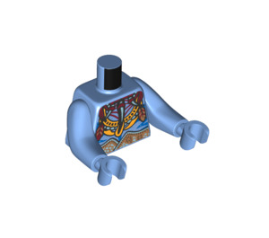 LEGO Medium Blue Tsu'Tey Minifig Torso (973 / 99114)