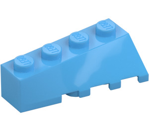 LEGO Średni niebieski Klin 2 x 4 Sloped Lewy (43721)