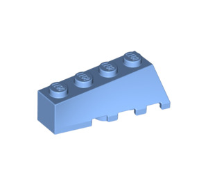 LEGO Bleu moyen Coin 2 x 4 Sloped La gauche (43721)