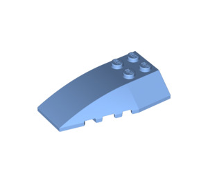 LEGO Medium blauw Wig 6 x 4 Drievoudig Gebogen (43712)