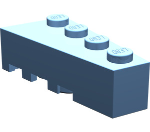 LEGO Medium Blue Wedge Brick 2 x 4 Right (41767)