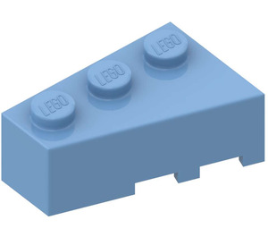 LEGO Bleu moyen Coin Brique 3 x 2 La gauche (6565)