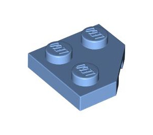LEGO Medium Blue Wedge Plate 2 x 2 Cut Corner (26601)