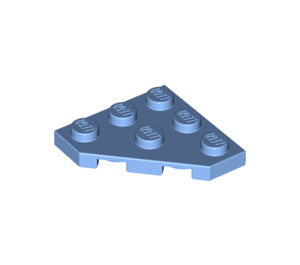 LEGO Bleu moyen Coin assiette 3 x 3 Coin (2450)