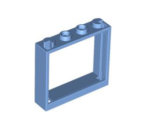 LEGO Medium blauw Venster Kader 1 x 4 x 3 (60594)