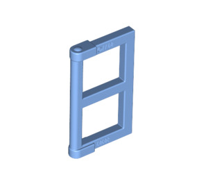 LEGO Bleu moyen Fenêtre Pane 1 x 2 x 3 avec onglets de coin épais (28961 / 60608)