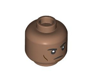 LEGO Medium Brown Blaise Zabini with Minifigure Head (Recessed Solid Stud) (3626 / 101473)