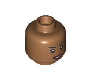 LEGO Medium Dark Flesh Ajak Minifigure Head (Recessed Solid Stud) (3626 / 70476)