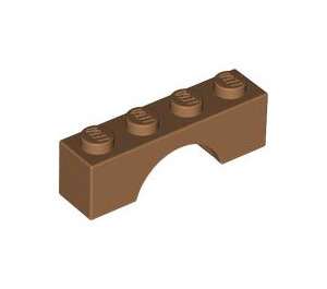 LEGO Mittleres dunkles Fleisch Bogen 1 x 4 (3659)