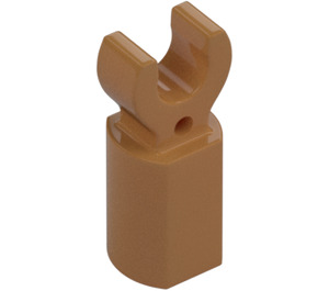 LEGO Beige Moyennement Foncé Barre Titulaire avec Clip (11090 / 44873)