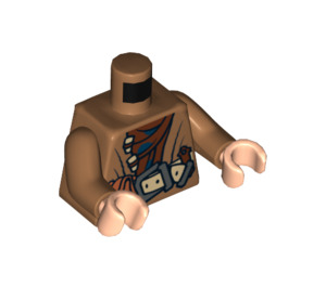 LEGO Medium mørkt kød Bofur Torso (973 / 76382)