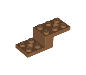 LEGO Mittleres dunkles Fleisch Halterung 2 x 5 x 1.3 mit Löcher (11215 / 79180)