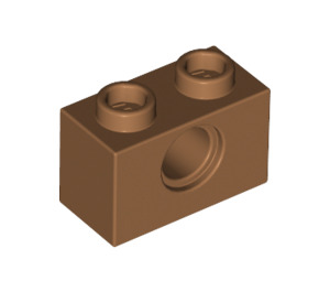 LEGO Medium Dark Flesh Brick 1 x 2 with Hole (3700)
