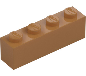 LEGO Medium Dark Flesh Brick 1 x 4 (3010 / 6146)