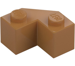 LEGO Beige Moyennement Foncé Brique 2 x 2 Facet (87620)