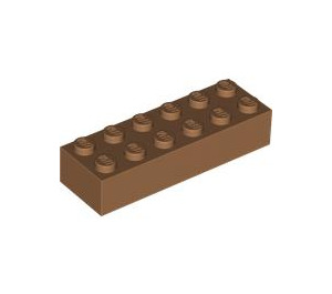 LEGO Mittleres dunkles Fleisch Backstein 2 x 6 (2456 / 44237)