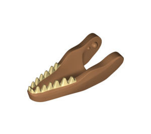 LEGO Mittleres dunkles Fleisch Carnotaurus Jaw (38897)