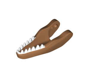 LEGO Mittleres dunkles Fleisch Carnotaurus Jaw  (80634)