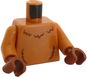 LEGO Středně tmavá tělová Cowardly Lev Minifigurka Trup (973 / 76382)