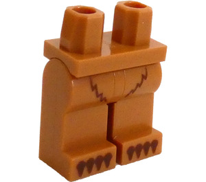 LEGO Medium Mörk Hud Cowardly Lejon Minifigur Höfter och ben (3815 / 49367)