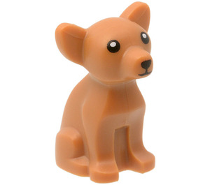 LEGO Medium Mörk Hud Hund - Chihuahua (13368 / 101026)