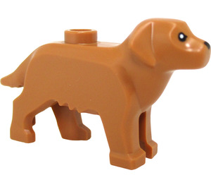 LEGO Středně tmavá tělová Pes - Labrador (Winking) (104110)