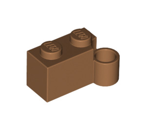 LEGO Medium Dark Flesh Hinge Brick 1 x 4 Base (3831)
