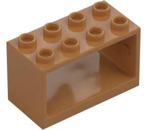 LEGO Medium Dark Flesh Hose Reel 2 x 4 x 2 Holder (4209)