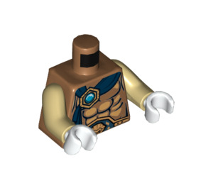 LEGO Medium mørkt kød Lagravis Torso (973 / 76382)