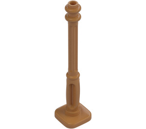 LEGO Beige Moyennement Foncé Lampadaire 2 x 2 x 7 avec 4 rainures de base (11062)