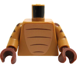 LEGO Medium Dark Flesh Minifig Torso T-Rex Costume (973)