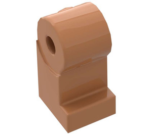 LEGO Medium Dark Flesh Minifigure Leg, Left (3817)