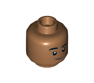 LEGO Medium Dark Flesh Ned Leeds Minifigure Head (Recessed Solid Stud) (3626 / 54839)