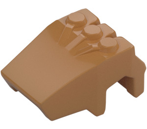 LEGO Medium Mörk Hud Oversized Minifigur Hand (11092 / 77030)