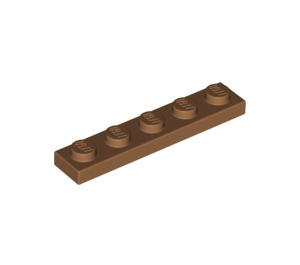 LEGO Mittleres dunkles Fleisch Platte 1 x 5 (78329)