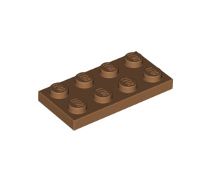 LEGO Medium Dark Flesh Plate 2 x 4 (3020)