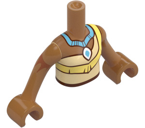 LEGO Mittleres dunkles Fleisch Pocahontas Friends Torso (73141 / 92456)