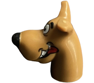 LEGO Medium Donker Vleeskleurig Scooby Doo Hoofd met Smile en Tongue